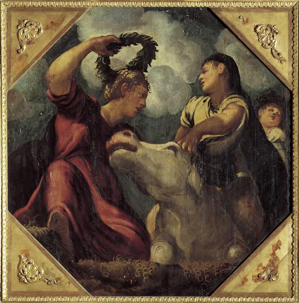 J.Tintoretto / Rape of Europa / c.1541 de Jacopo Robusti Tintoretto