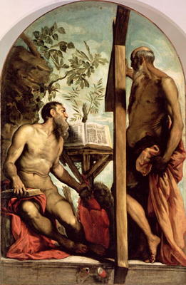 St. Andrew and St. Jerome de Jacopo Robusti Tintoretto