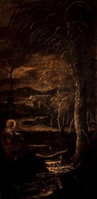 St. Mary of Egypt in the Wilderness de Jacopo Robusti Tintoretto