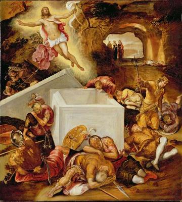 The Resurrection of Christ (oil on canvas) de Jacopo Robusti Tintoretto
