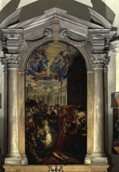 Tintoretto / Agnes raises Licinius de Jacopo Robusti Tintoretto