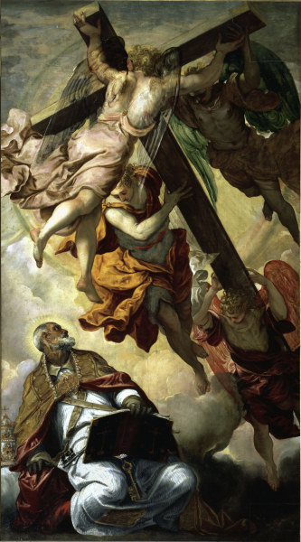 Tintoretto / Apparition of the Cross de Jacopo Robusti Tintoretto