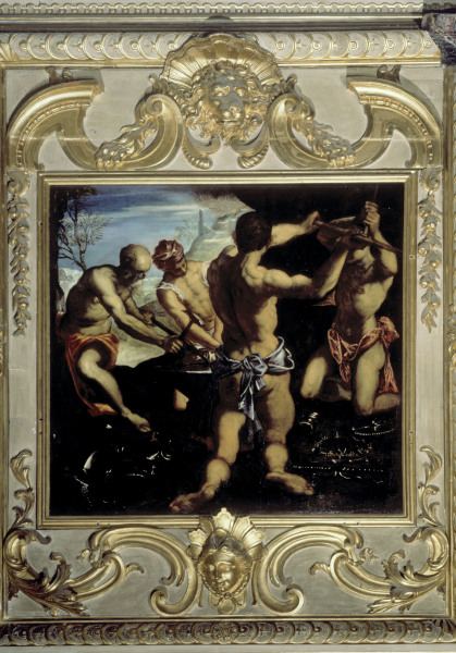Tintoretto / Forge of Vulcan / 1576 de Jacopo Robusti Tintoretto