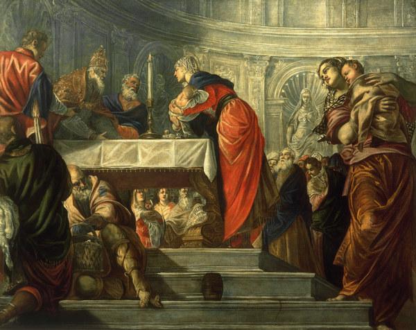 Tintoretto / Presentation in the Temple de Jacopo Robusti Tintoretto