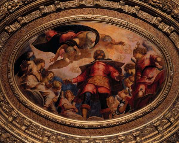 Tintoretto / St.Roche in Glory / 1564 de Jacopo Robusti Tintoretto