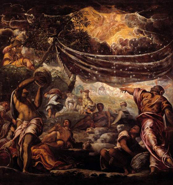 Tintoretto / The Manna Harvest de Jacopo Robusti Tintoretto
