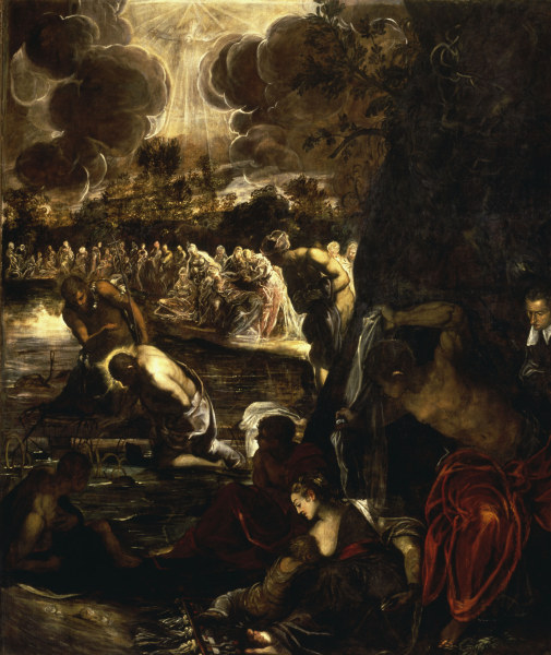 Tintoretto, Baptism of Christ de Jacopo Robusti Tintoretto