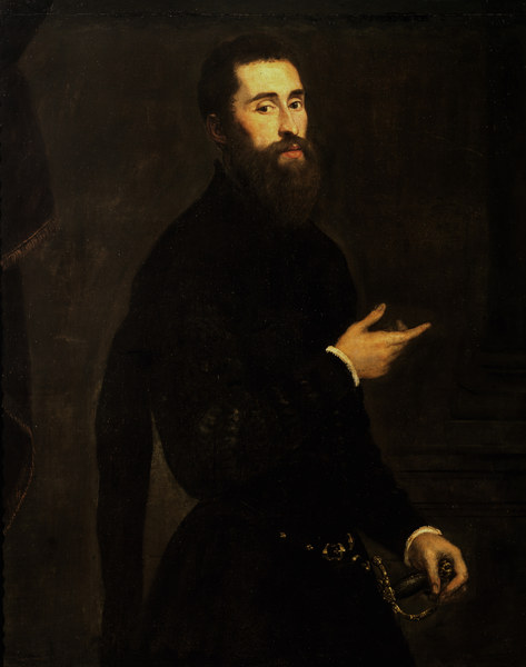 Tintoretto, Bildnis eines Edelmannes de Jacopo Robusti Tintoretto