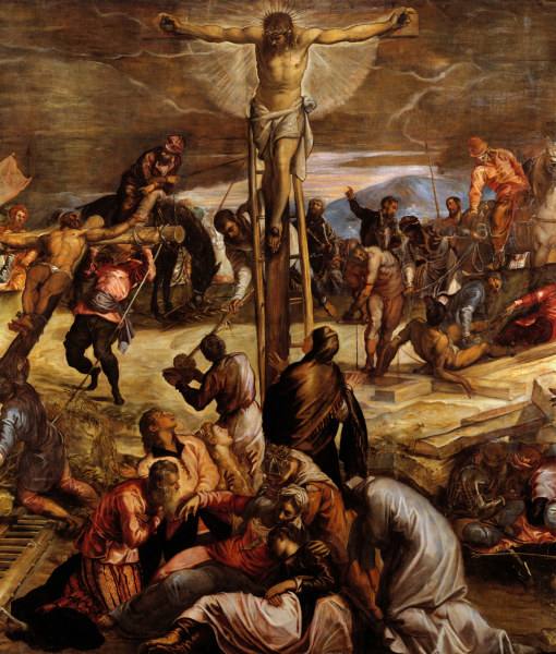 Tintoretto, Crucifixion, Detail de Jacopo Robusti Tintoretto