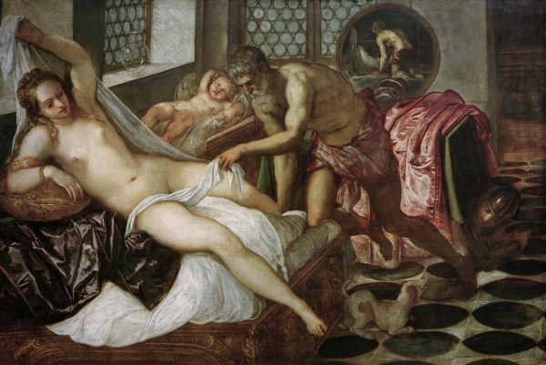 Tintoretto, Mars und Venus de Jacopo Robusti Tintoretto