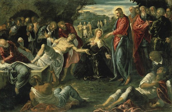 Tintoretto, Raising of Lazarus de Jacopo Robusti Tintoretto