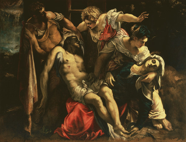 Tintoretto/Deposition from the Cross de Jacopo Robusti Tintoretto