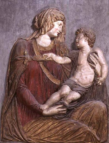 Madonna and Child, relief de Jacopo Sansovino