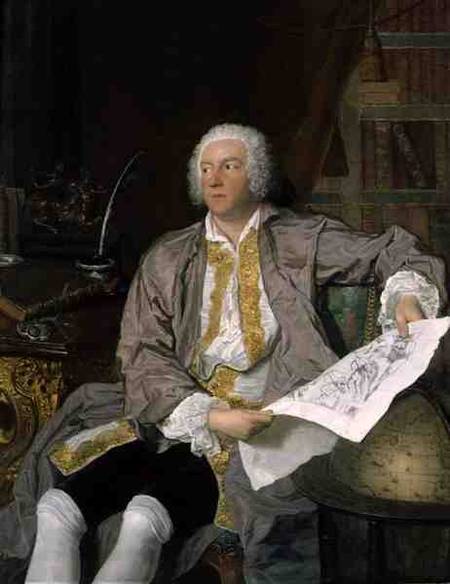 Count Carl Gustaf Tessin (1695-1770) de Jacques Andre Joseph Camelot Aved