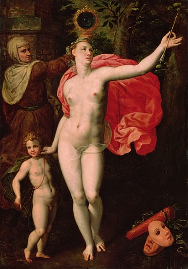 Venus and Cupid, Allegory of the Truth de Jacques de Backer