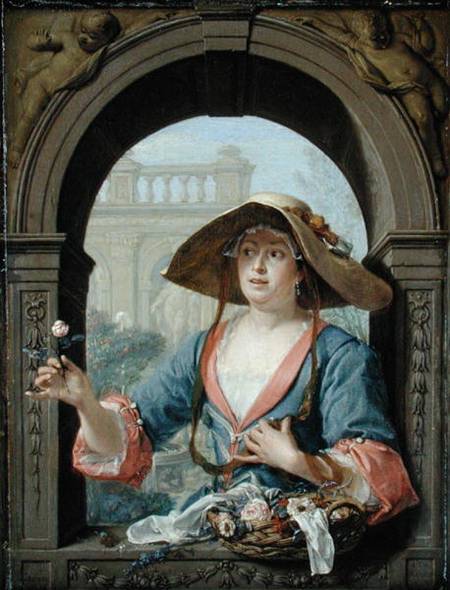 Portrait of the Mistress of the Artist M.C. Cremers de Jacques Ignatius de Roore