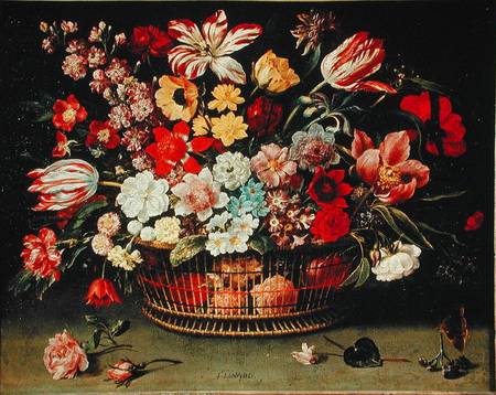 Basket of Flowers de Jacques Linard