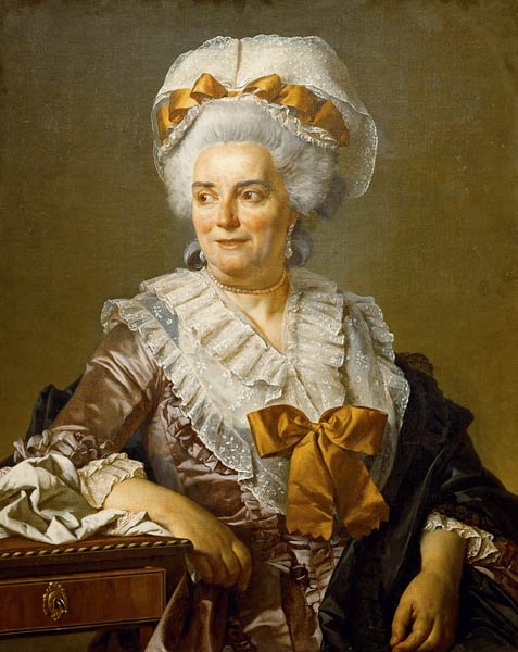 Madam Pécoul, the mother-in-law of the artist. de Jacques Louis David