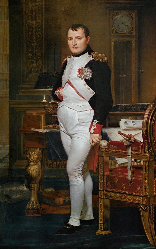 Napoleon Bonaparte (1769-1821) in his Study at the Tuileries de Jacques Louis David