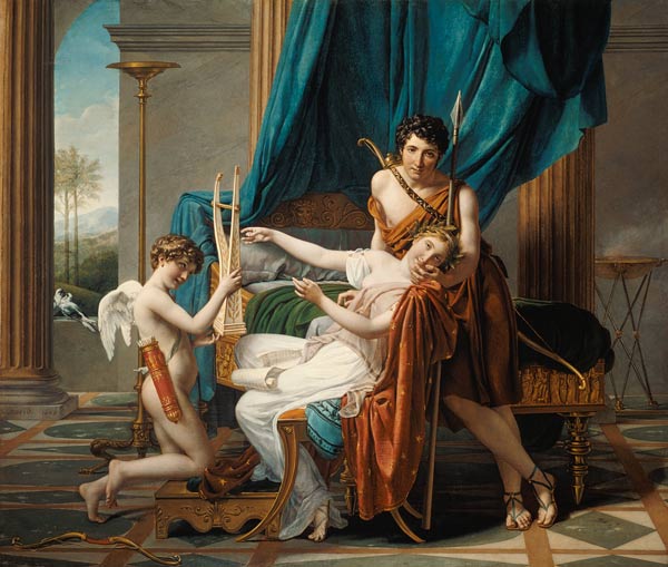 Sappho and Phaon de Jacques Louis David