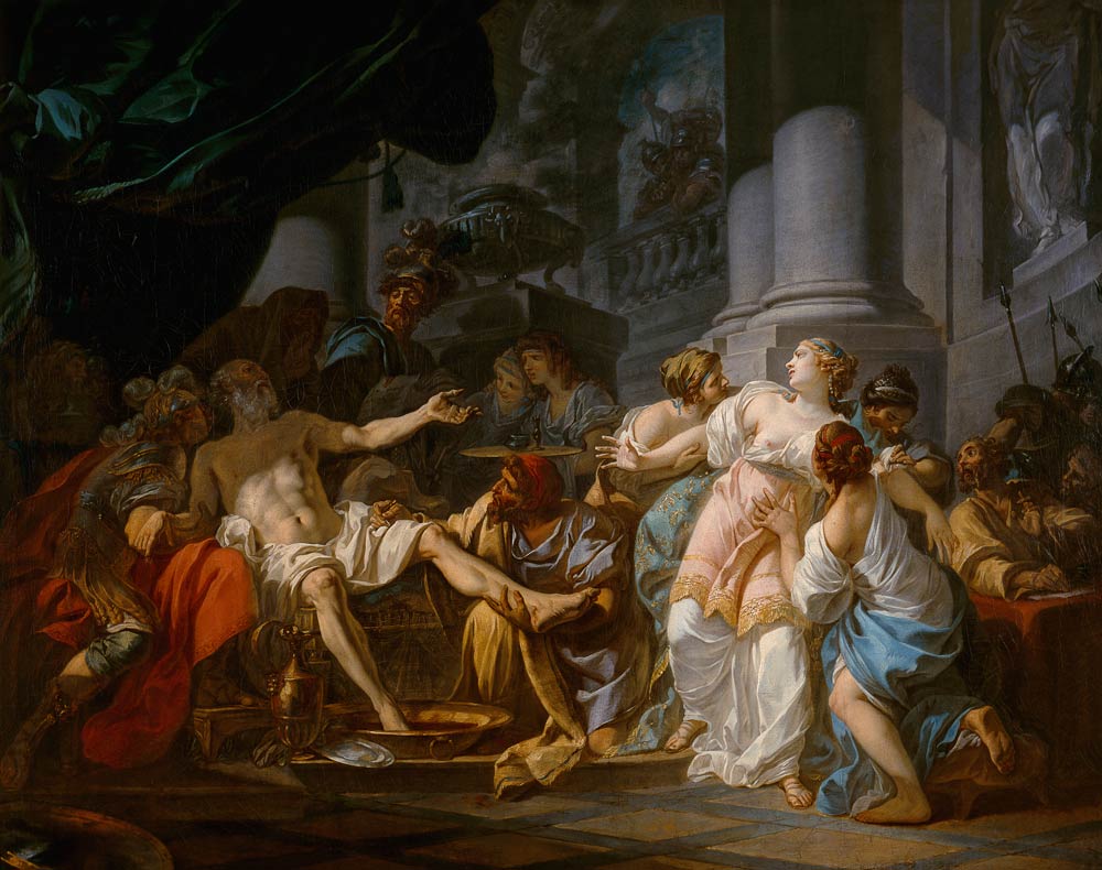 The Death of Seneca de Jacques Louis David