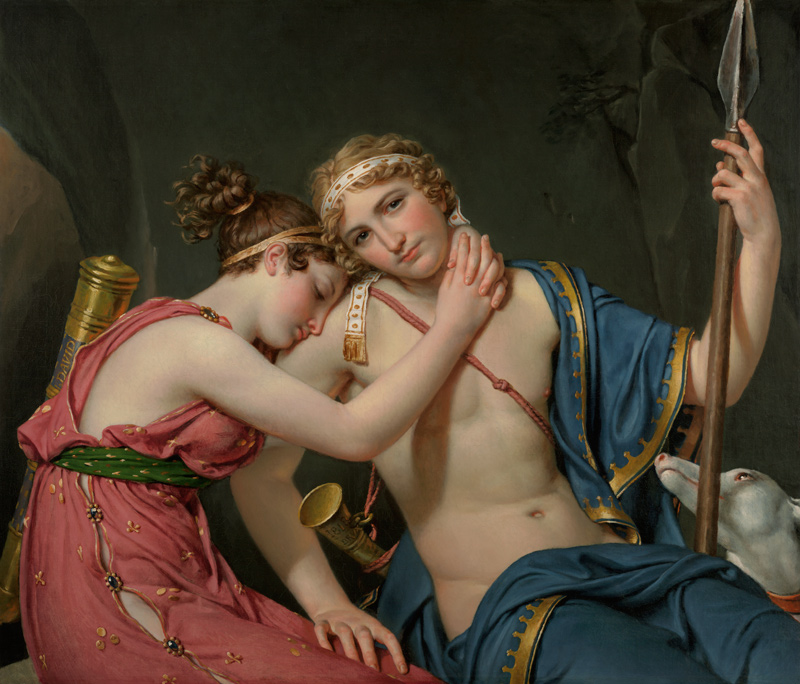 The Farewell of Telemachus and Eucharis de Jacques Louis David