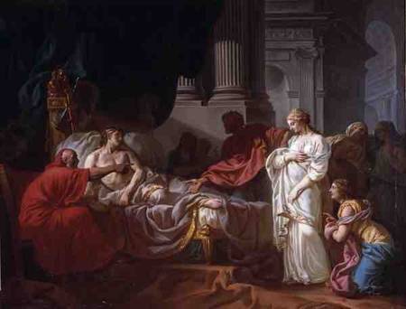Antiochus and Stratonice de Jacques Louis David