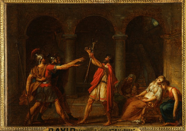 The Oath of the Horatii (Study) de Jacques Louis David