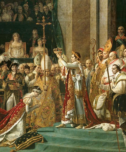 Napoleon crowns empress Joséphine de Jacques Louis David