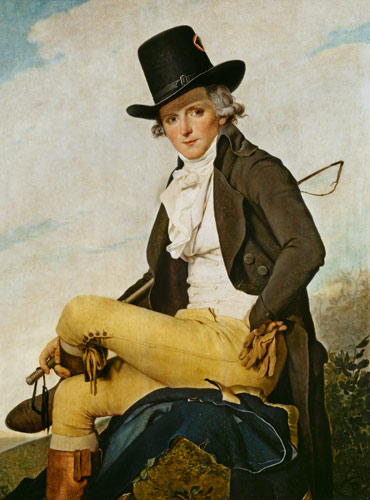 Portrait of Pierre Seriziat (1757-1847) the artist's brother-in-law de Jacques Louis David