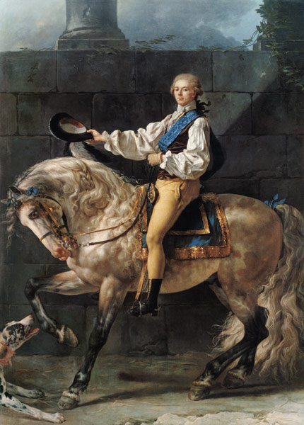 Portrait du comte Stanislas Potocki de Jacques Louis David