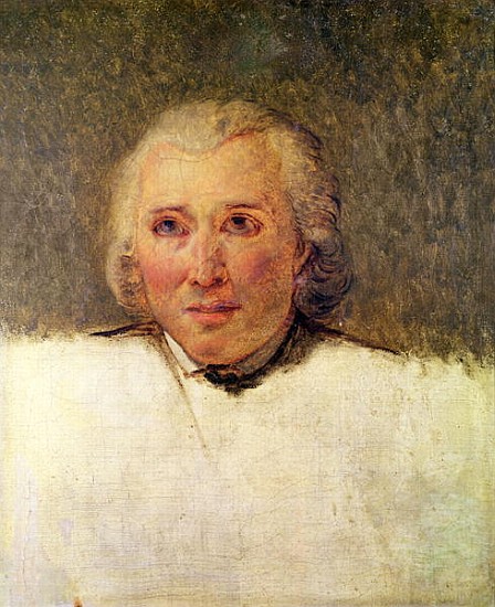 Portrait of Henri Gregoire (1750-1831) study for the Tennis Court Oath de Jacques Louis David