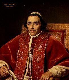 Portrait pope Pius VII.