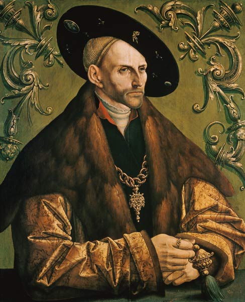 Portrait of the count Edzard I. of East Frisia. de Jakob Cornelisz.