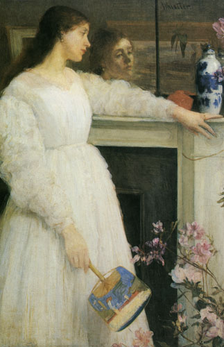 No. 2, girl in white, knows symphony into de James Abbott McNeill Whistler