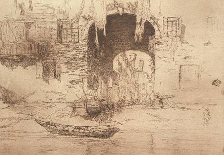 San Biagio, Venice de James Abbott McNeill Whistler