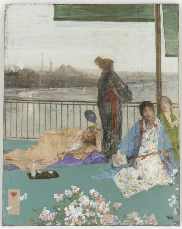 Variations in Flesh Colour and Green: The Balcony de James Abbott McNeill Whistler