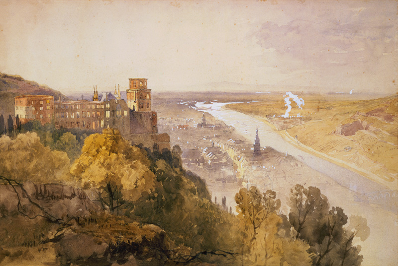 View of Heidelberg de James Baker Pyne