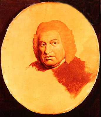 Portrait of Samuel Johnson (1709-84) c.1778-80 (oil on canvas) de James Barry