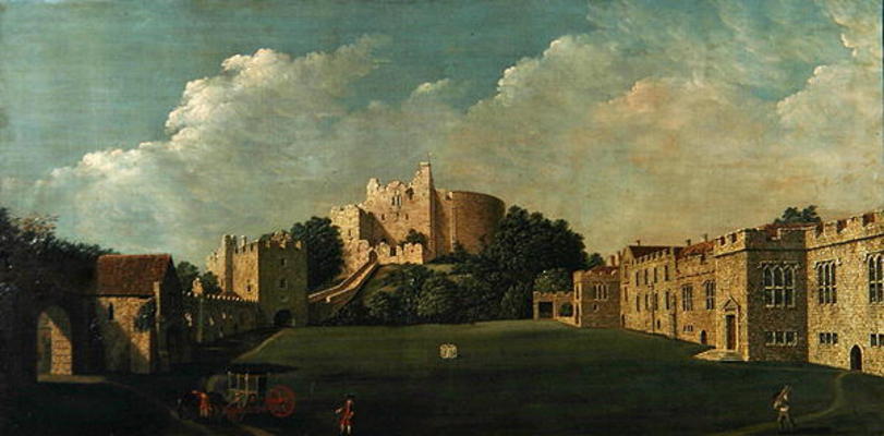 Arundel Castle Keep and Quadrangle, c.1770 (oil on canvas) de James Canter