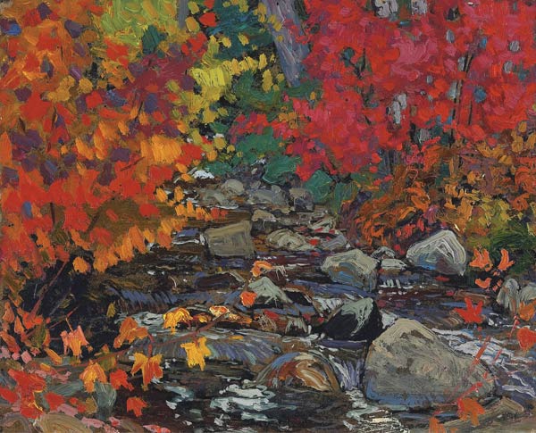 Autumn Leaves, Batchewana Wood de James Edward Hervey Macdonald