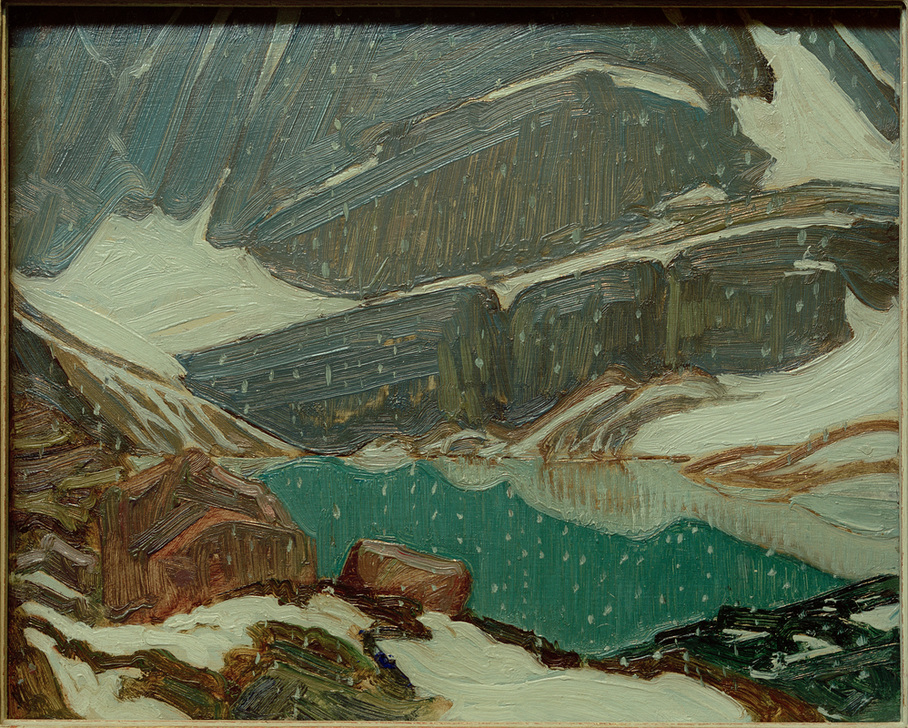 Snow at Lake Oesa de James Edward Hervey Macdonald