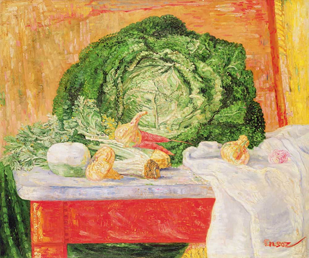 The Cabbage, c.1910 de James Ensor