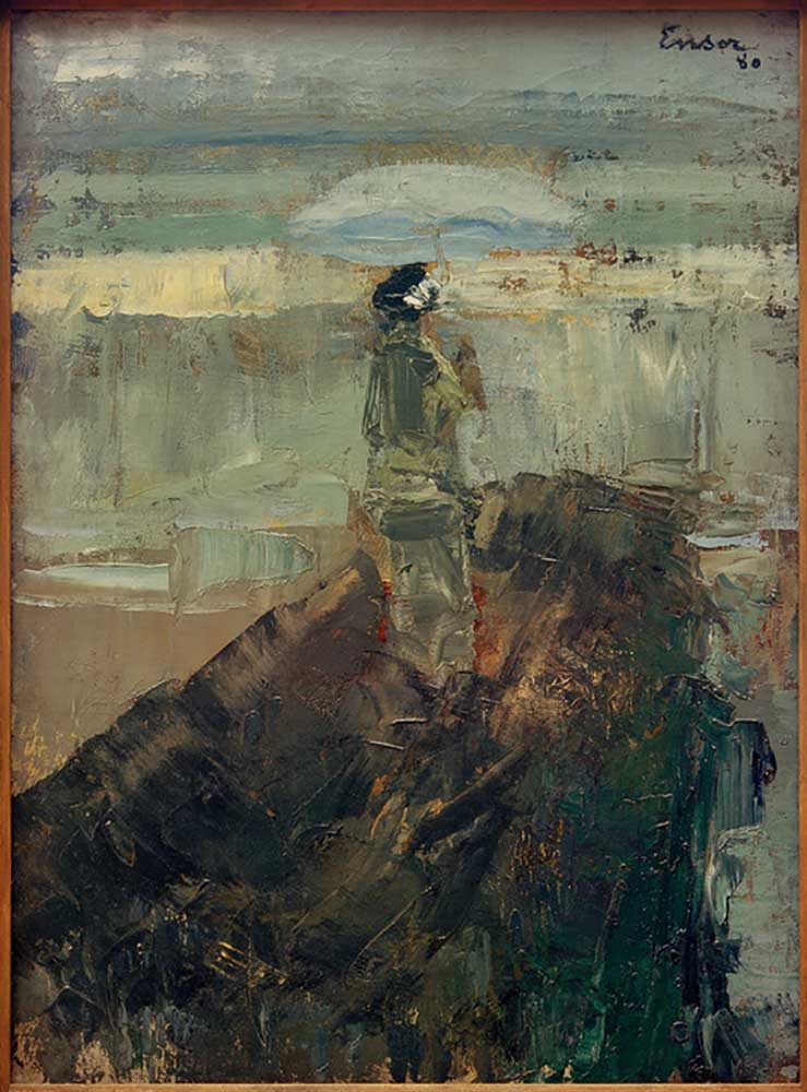 The lady on the breakwater de James Ensor