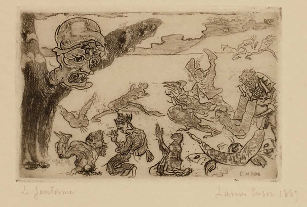The Apparition, 1889 de James Ensor