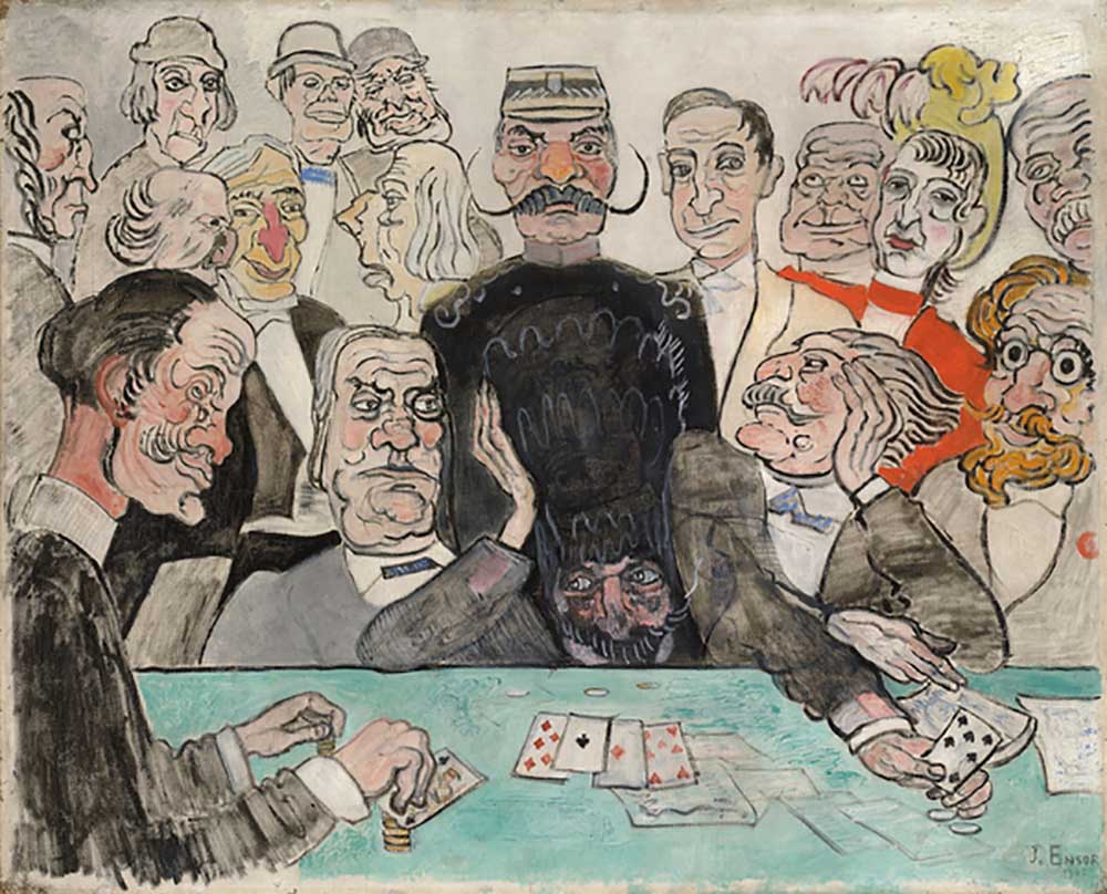 The Gamblers; Les Joueurs, 1902 de James Ensor