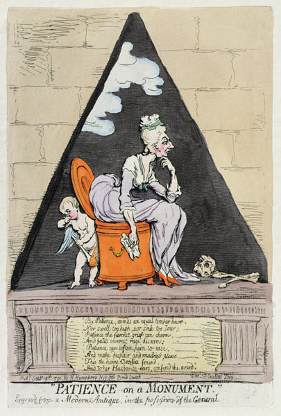 Patience on a Monument de James Gillray