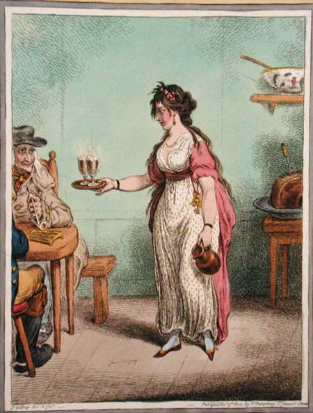 Mary of Buttermere, sketched from life in July 1800 de James Gillray