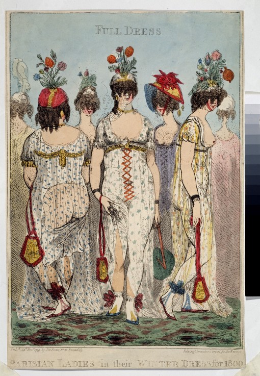 Parisian Ladies in their Full Winter Dress for 1800 de James Gillray