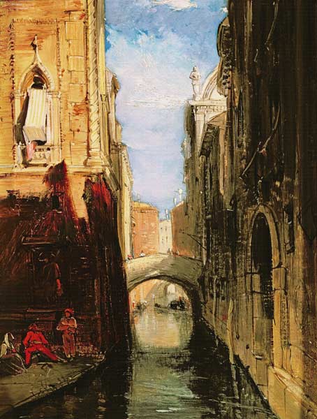 A Side Canal, Venice de James Holland
